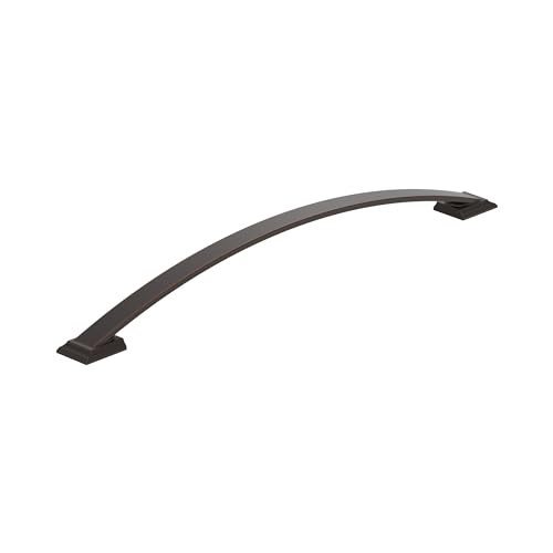 Image of Amerock Candler 12-5 /8 inch (320mm) Center-to-Center Oil-Rubbed Bronze Cabinet Pull, BP29353ORB