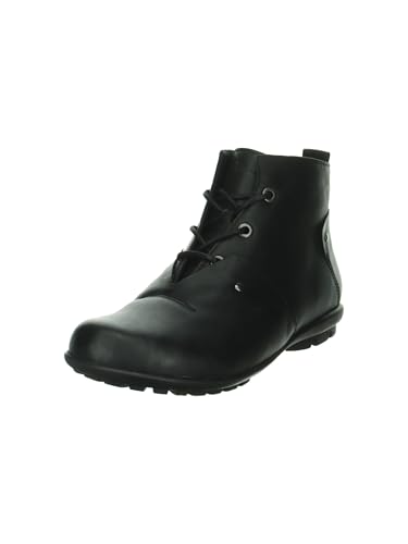Think! Herren Kong nachhaltige Lammfell Stiefelette, 0010 SCHWARZ, 43 EU