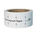 Fast Cap, LAYOUTTAPE, Layout Tape Measure, 2 in x 60 ft