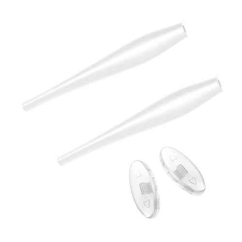 Kit plaquettes de nez et embouts de rechange blancs pour lunettes Oakley Crosshair 2.0 OO4044