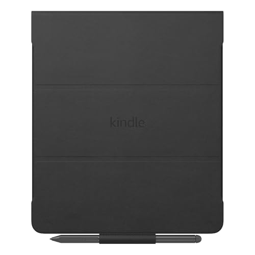 Amazon Kindle Scribe Folio Cover with Magnetic Attach, Sleek Protective Case - Premium Leather by Amazon - Used condition - US$29.92