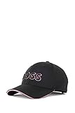 BOSS Herren Cap-US-1 Cap aus Piqué-Mesh mit 3D-Logo-Stickerei Schwarz Stck