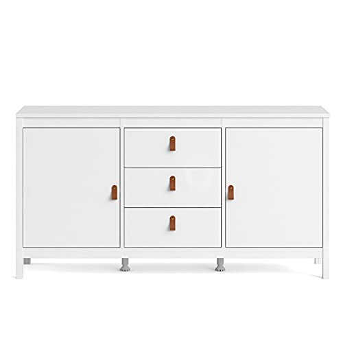 Tvilum, White Madrid 2 Door Sideboard With 3 Drawers #TOP13