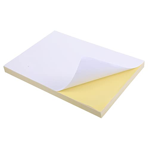 Étiquettes auto adhésives jet d'encre à séchage rapide 100 feuilles haute définition pour dossier
