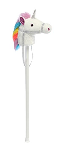 Aurora - Ride-On - 37" Giddy Up Stick Unicorn - White #TOP10