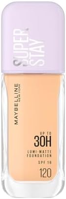 Maybelline New York Super Stay Lumi Matte Liquid Foundation, 120