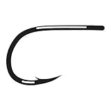 Gamakatsu C14S Glo Bug 2X Strong Fly Hook-Pack Of 25 (Black, 2)