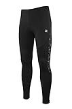 Santic Cycling Tights Fleece Thermal Padded Bicycle Pants Reflective Winter Leggings
