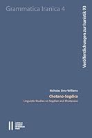 Chotano-Sogdica: Linguistic Studies on Sogdian and Khotanese 3700196652 Book Cover
