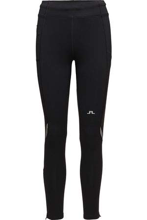 J. Lindeberg Bl body mapping top en tight set W 580275636 9999 black L - Afbeelding 3