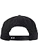 Flexfit Kinder Pro-style Twill Snapback Youth Cap Kape, Schwarz, 6-14 Jahre