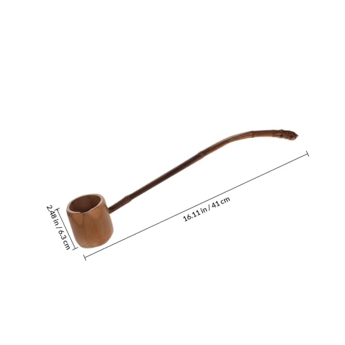 Louche à eau en bambou véritable long manche accessoire Hishaku maison et thé - 3