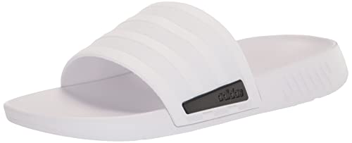 Image of adidas Adult Racer TR Slides White/Core Black/White 10