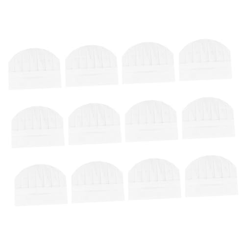 Healeved 12Pcs Paper Chef Hats Disposable Cooking Caps for Role Play and Creative Baking Fun for Kitchen Activities and Imaginative Play