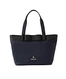 [TOCCA] RIBBON BRICK A4TOTE トートバッグ A4対応 きれいめ オケージョン セレモニー 通勤 (ネイビー)