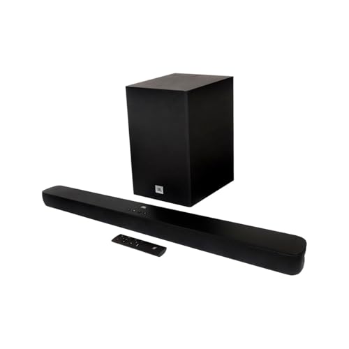 JBL, Soundbar, Bluetooth, Cinema SB180, 2.1 Canais, Subwoofer de 6,5' Sem Fio - Preta