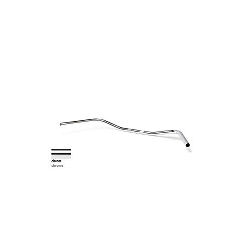 Guidon de moto 1 pouce LSL old style en acier chromé pour vos balades rétro
