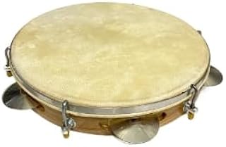 Pandeiro de couro luthier 10" profissional o mais leve do brasil