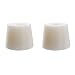 Silicone Stopper, 2 PCS Airlock Stopper, Carboy Airlock Stopper with 8mm Hole, Silicone Plugs for Homebrewing Beer/Kombucha (#10)