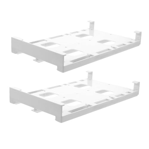 ARTIBETTER 2pcs Hanging Beverage Organizer for Fridge Dual Row Can Storage Rack for Diameter Soda and Beer Cans Efficient Kitchen and Pantry