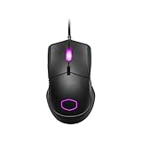 Cooler Master MM310 Wire Gaming Mouse Black, Adjustable 12,000 DPI, Palm|Claw Grip, PixArt Optical Sensor, Ultraweave Cable, PTFE Feet, RGB Lighting ((MM-310-KKOL1)