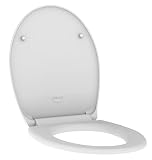 Allibert 824458 Abattant WC, Thermoduric, Blanc Coton Mat, 37cm x 44,5cm x 5cm