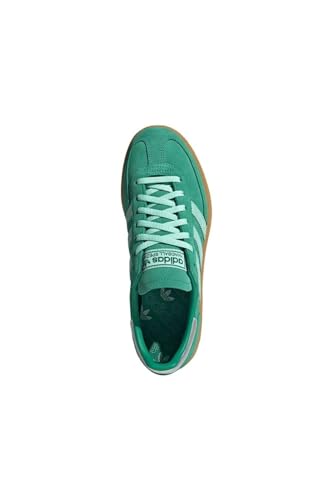 Image of adidas Handball Spezial Women's Shoes, Semi Court Green /Clear Mint /Gum, Size 8