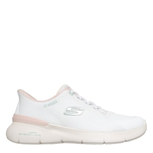Skechers Zapatillas bajas para mujer, natural, 41 EU