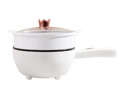 【Banefu】電気炊飯器、電気鍋、110V、3L/4L 電気調理鍋、電気フライパン、電気中華鍋、大容量、お手入れ簡単、容量アップ、1つのポットで多用途に使用可能、蒸し、揚げ、煮込み、家庭キッチンに最適 (メカニカルダブルデッキモデル (3L))