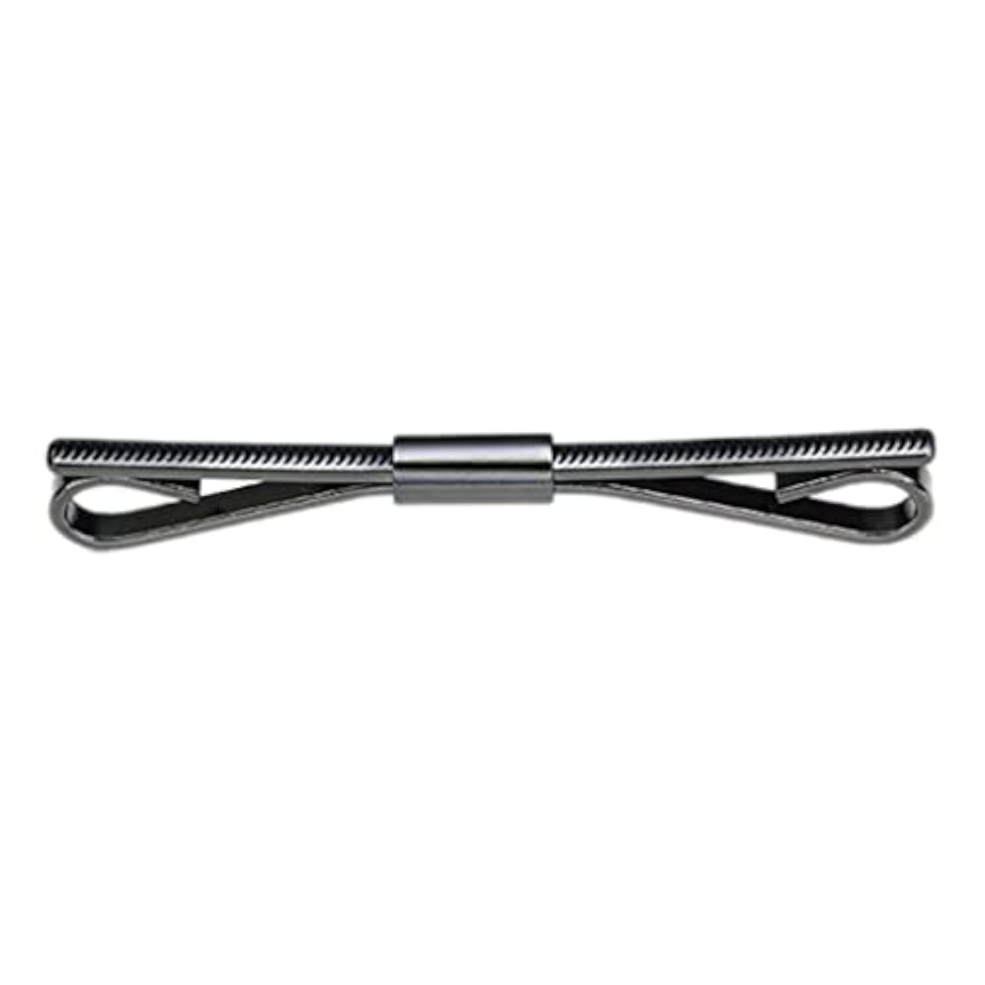 Unisex Metal Shirt Collar Clip Tie Bar Pin, Black