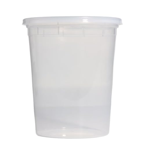 40 Piece 32oz Plastic Deli Containers