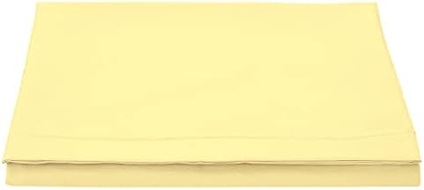 Pizuna Deluxe White Double Fitted Sheet 100% Cotton, 600 Thread Count Long Staple Crisp Cotton Fitted Bed Sheets Double 140x200, Sateen 40 cm Deep Pocket Fitted Sheet 1Pc (White Double Fitted Sheets)