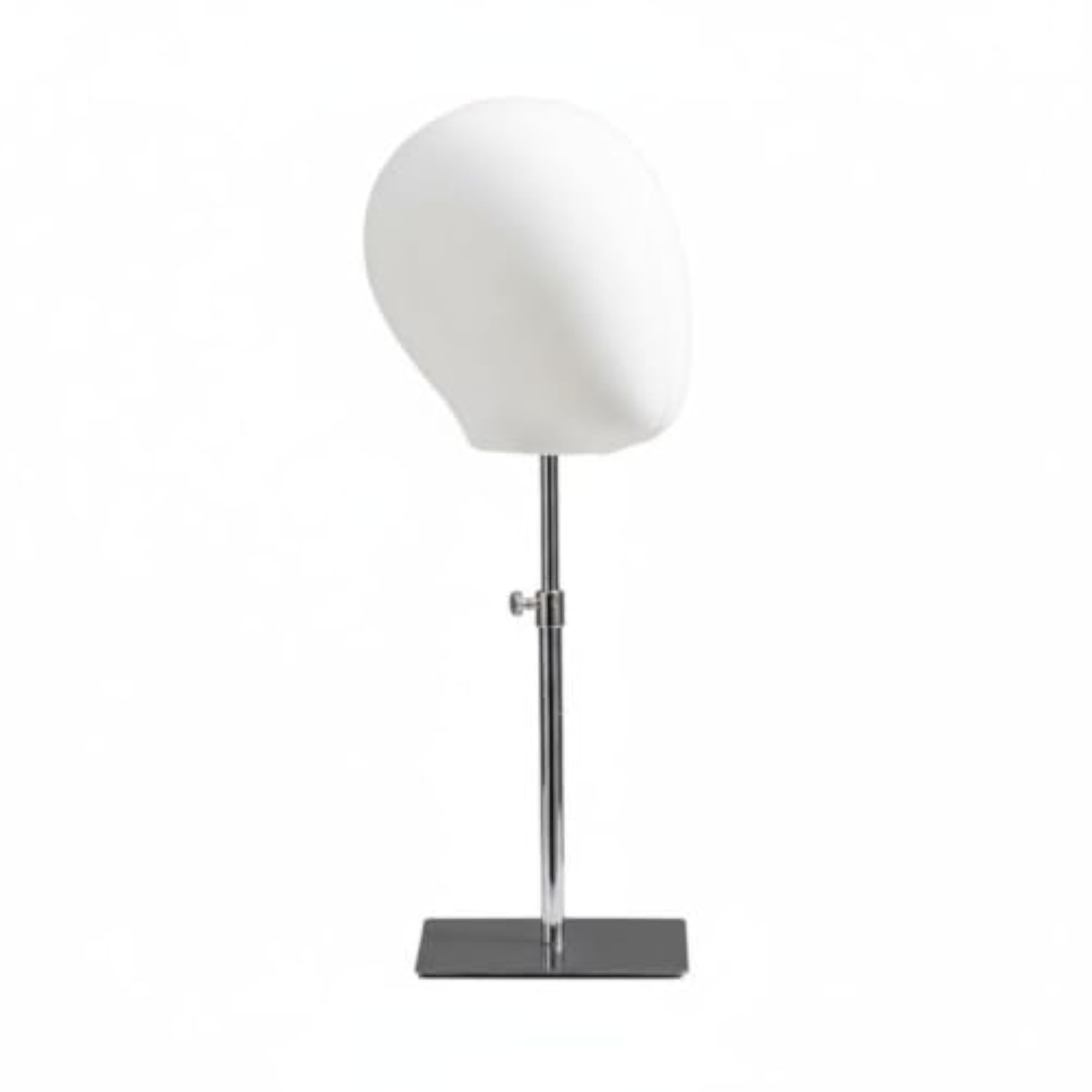 Linen Covered Textile Mannequin Head Stand for Display