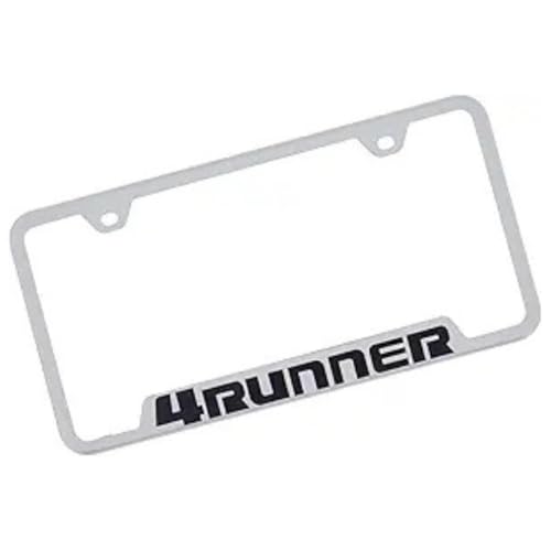 AU-TOMOTIVE Gold INC. Officially Licensed Laser Etched License Plate Frame for Toyota 4Runner (Chrome)