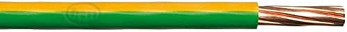 Merriway® BH01514 Single Core Round Earth Cable, 6491X 2.5mm Yellow & Green, 10 Metres (33 feet)