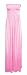 Forever Women's Plus Size Plain Boobtube Elasticated Sheering Maxi Dress