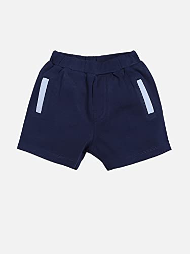 Image of BABY GO Baby Boys & Baby Girls Cotton Clothing Set | Newborn Infant T-Shirt & Shorts Combo | Soft Breathable Summer Outfit | Cute Printed Top with Elastic Waist Shorts | Casual Daily Wear Set