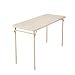 Cosco 14341ANT1E Folding Serving Table, 20 x 48-Inch, Antique Linen