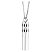 Cylindrical Aromatherapy Essential Diffuser Necklace Storage Bottle Stainless Steel Pendant Fashion Perifume Lockets Jewelry