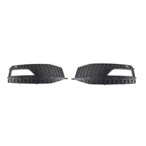 Fog Light Lamp Cover Grill Compatible For Audi A4 B8.5 S-Line S4 2012 2013 2014 2015 Honeycomb Mesh Front Bumper Grille RS4 Styl