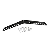 Baoblaze Accesorios para Cable y Barra en T para Ejercicios de bíceps y Hombros, Agarre de Empuje hacia Abajo, manija para dominadas para Culturismo, Negro, 52cm