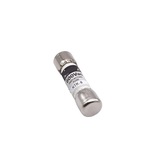 Tube de fusible tubulaire KTK-8 cartouche cylindrique tête plate 1pc