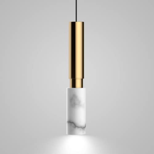 Lámpara colgante de un solo cabezal downlight cilíndrico para barra de cocina minimalista