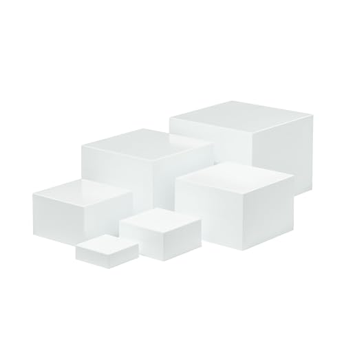 Support acrylique blanc pour buffet spectacle dessert et objets de collection - 8