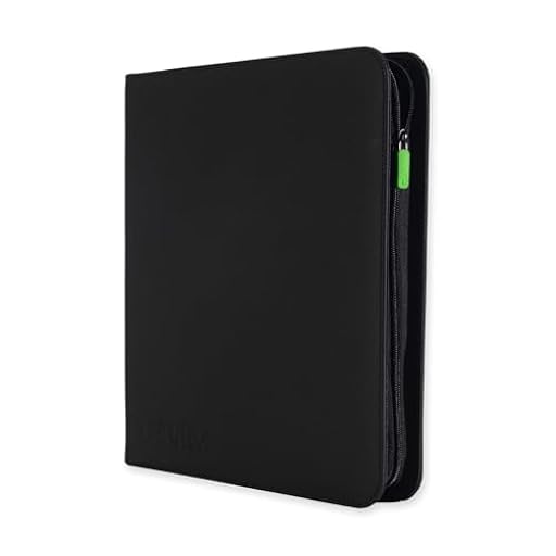 Vault X Archivador para Cartas Coleccionables de 12 Bolsillos con Cremallera, 480 Cartas, Material de Álbum Premium Exo-Tec, 20 Hojas de Carga Lateral, Carpeta para Juegos Coleccionables, TCG (Negro) | Ya disponible en tu tienda friki favorita! En mundofriki.es!