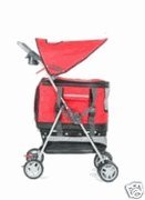 Red Ultimate 4 in 1 Pet Stroller