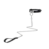 Halsband Damen für Sex Halsfessel Halskette Adult SM Fesseln Halsbänder Bondage Leder BDSM Flirt Halsband Spielzeug mit Leine Ketten