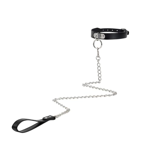 Halsband Damen für Sex Halsfessel Halskette Adult SM Fesseln Halsbänder Bondage Leder BDSM Flirt Halsband Spielzeug mit Leine Ketten
