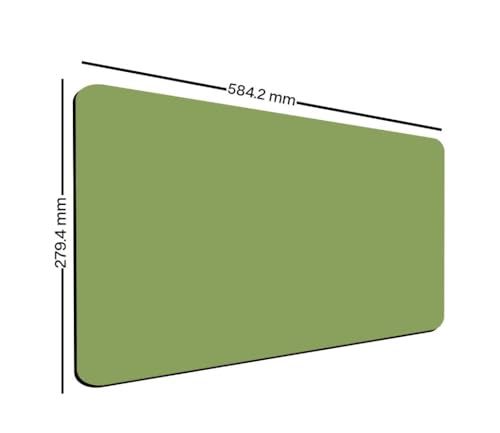 Image of On Trend Premium Extended Mouse Pad, Large Premium Desk Mat Anti Skid Rubber Base for Desktop Laptop PC Office Gaming (Size- 23 X 11 x 0.12 Inch) (Leaf Green)