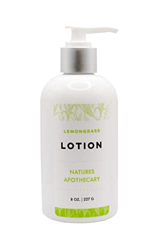 NATURE'S APOTHECARY Lemongrass Lotion For Dry Skin | Silky, Nourished, & Hydrated Skin | Hypoallergenic, All-Natural, Plant-Derived, Made in USA by DAYSPA Body Basics